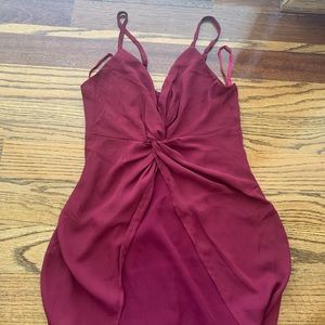 Xxs maroon about us dress